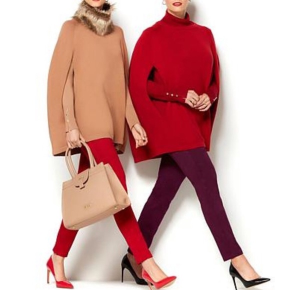 IMAN Gray Platinum Luxe Touch of Cashmere Cape/Poncho - Picture 2 of 11